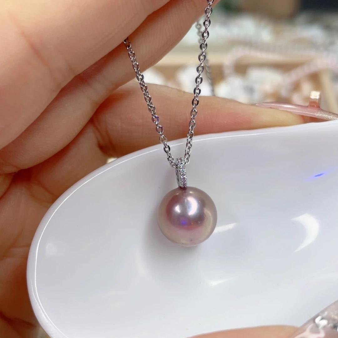 淡水珍珠未镶嵌吊坠(赠链)