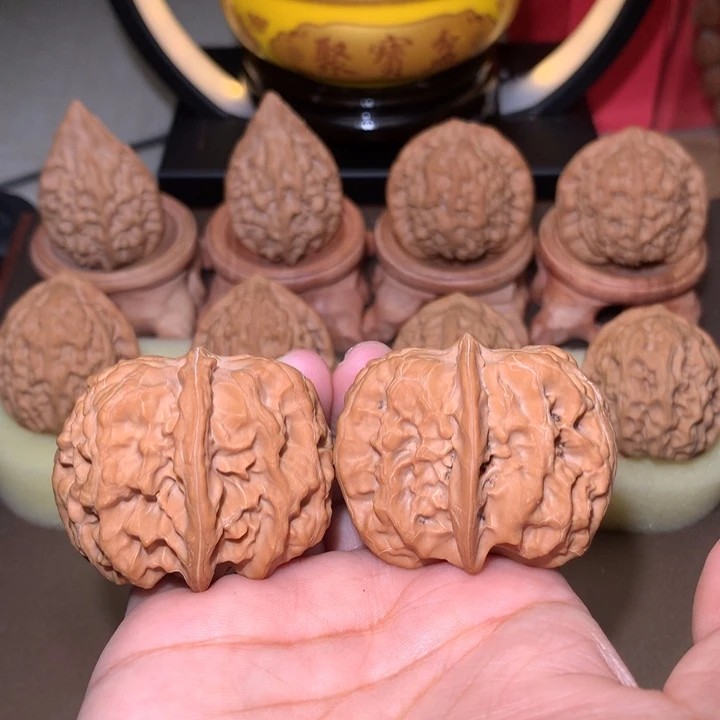 文玩核桃把件平谷方块44