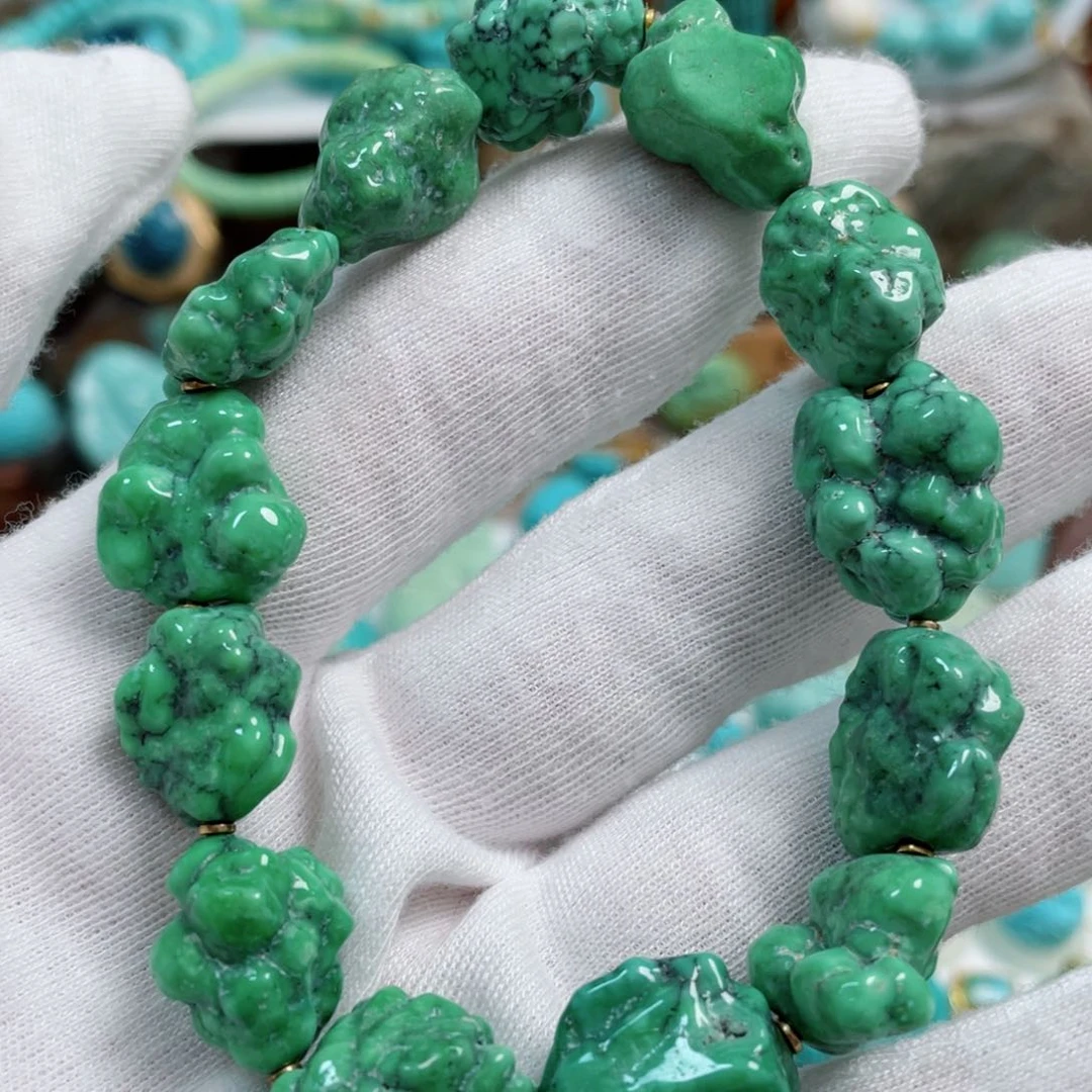 绿松石珠宝奇石未镶嵌