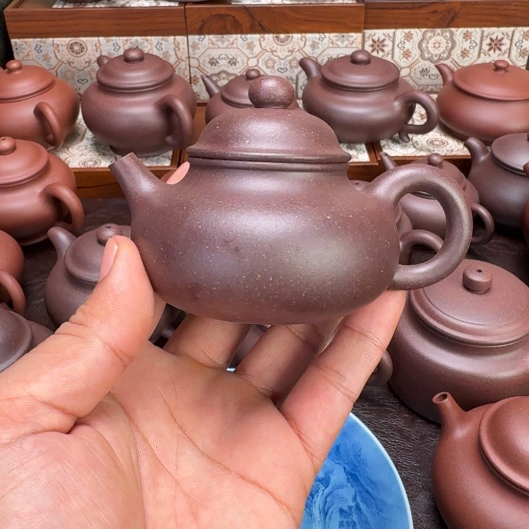 辉***哥茶壶紫砂原矿紫泥容天200cc