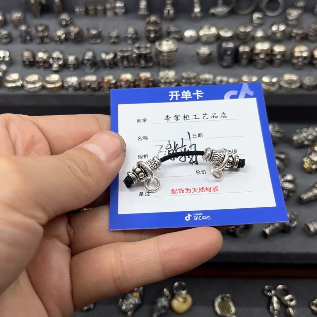 椰蒂手串6***头银饰银饰