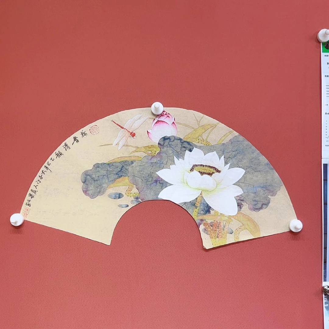 国画侯果山老师亲笔手绘作品朵