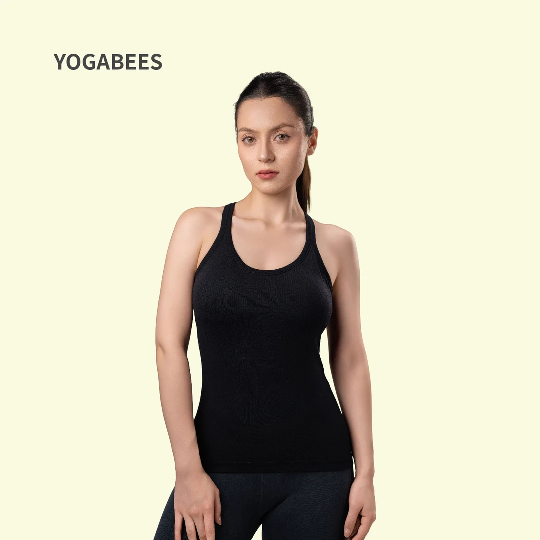 yogabees通勤修身型女士收腰吊带背心跑步春夏打底