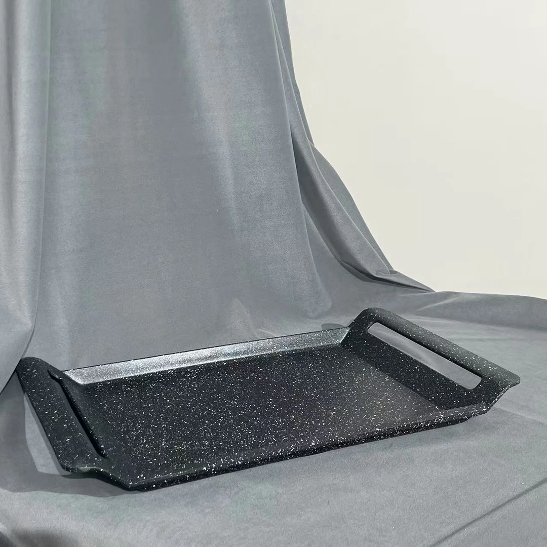 家用烧烤盘加厚大号煎盘搪瓷木炭烤盘不粘盘烧烤工具用品