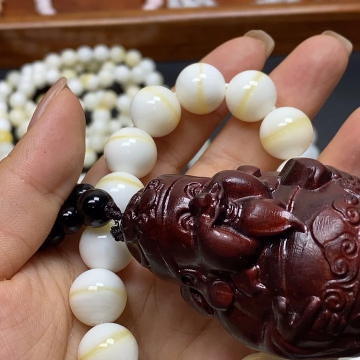 花***语乌木类花梨木，1.2金线单圈