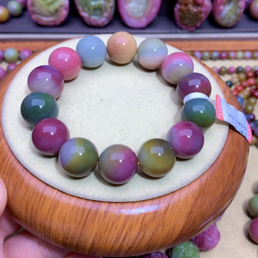 l***y玛瑙未镶嵌手链盐源