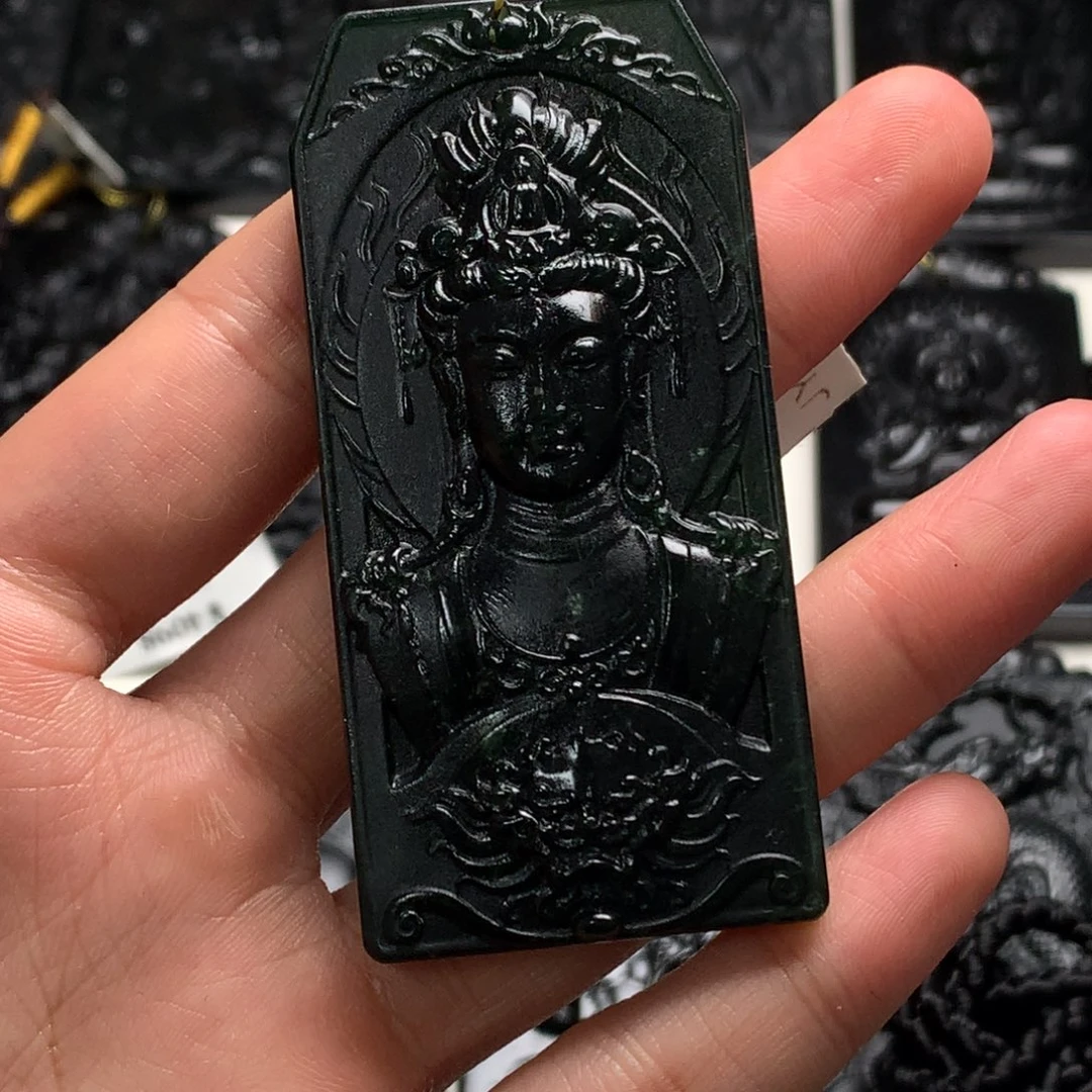 天然a货钢琴黑挂件