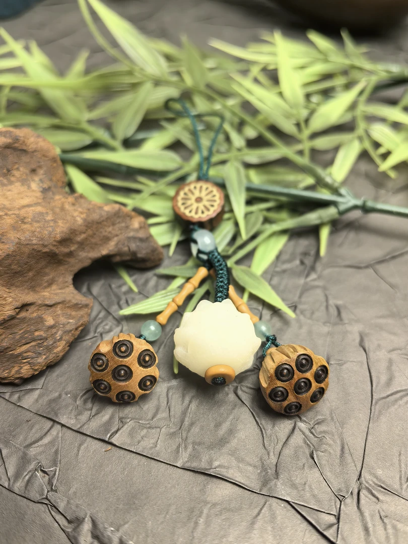 【蜜语】莲蓬莲花菩提手机挂