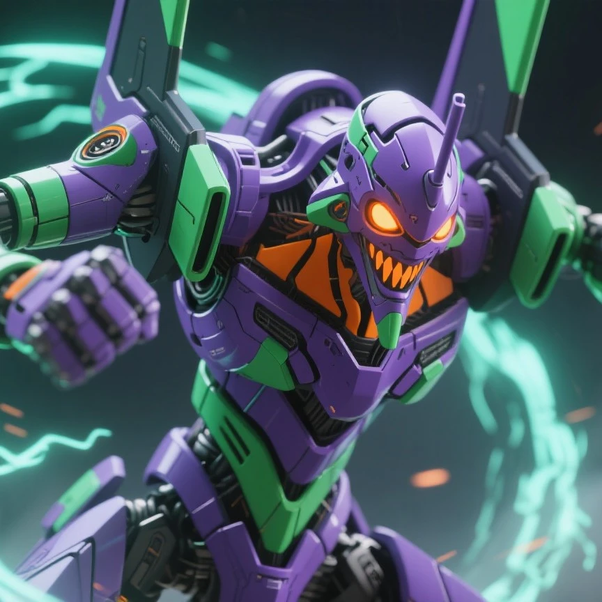 SQB初号机配色笑脸怪2.0套件