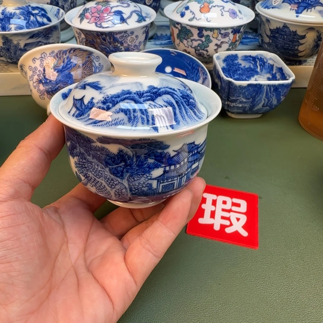 纯手工纯手绘茶具石头29