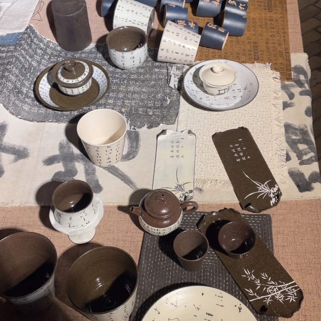 景德镇集市摊位艺