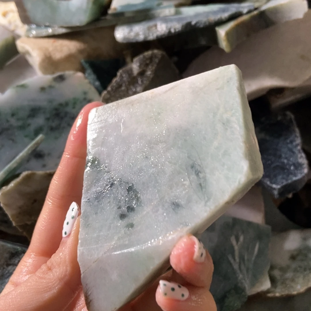 翡翠未镶嵌挂件天然翡翠