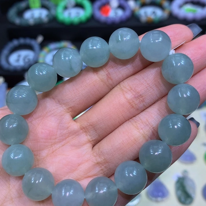 翡翠未镶嵌手链翡翠12