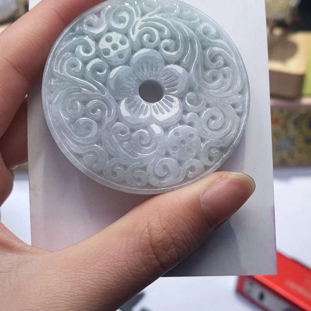 翡翠颈饰未镶嵌翡翠A货一物一证