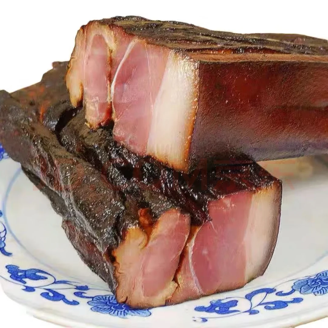 【五花 腿肉边角料】湖北恩施农村柴火熏五花 腿肉边角料