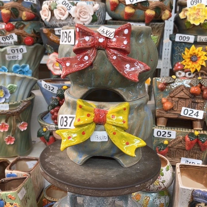 紫砂花盆粗陶材质多肉花盆