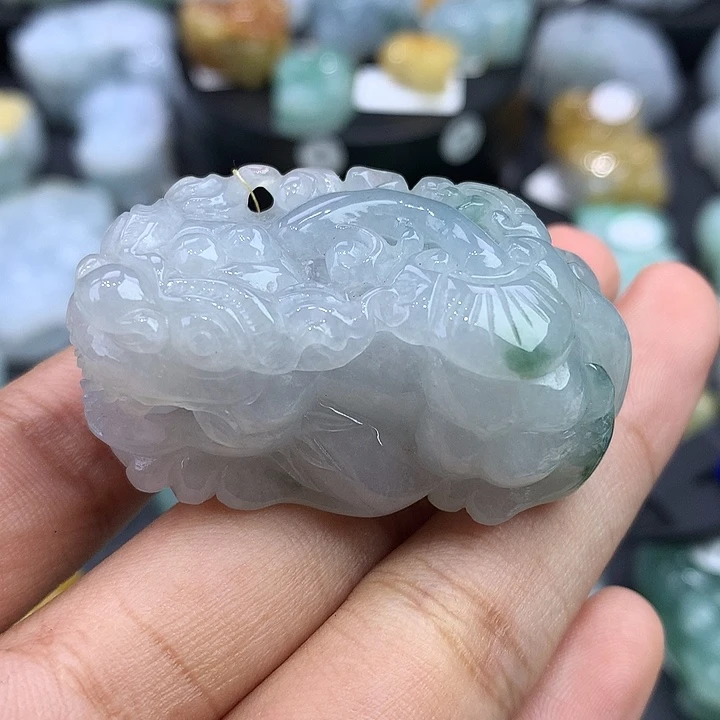 翡翠未镶嵌颈饰天然缅甸翡翠