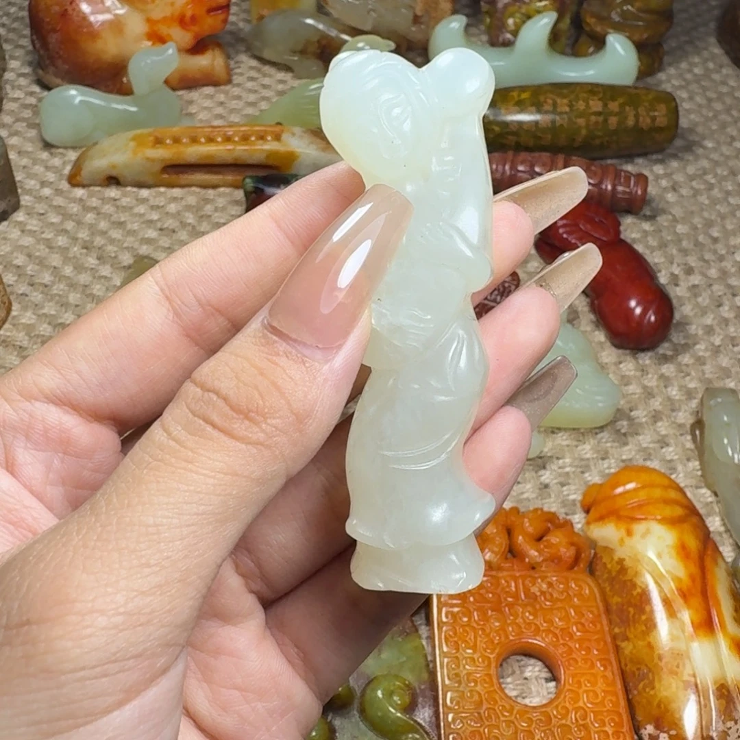 吊坠白玉菩提挂件