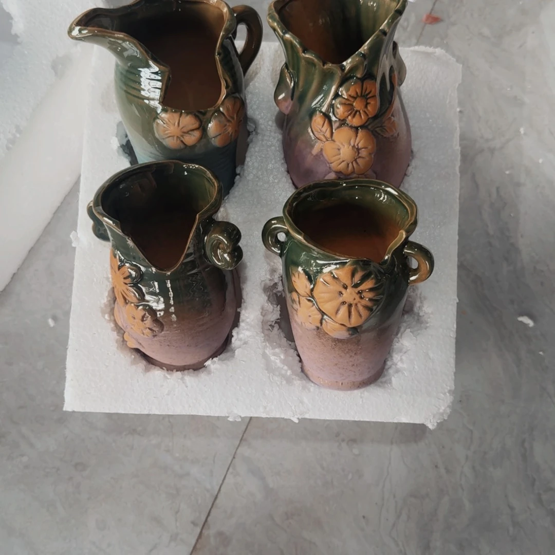 紫砂花盆粗陶盆 呀