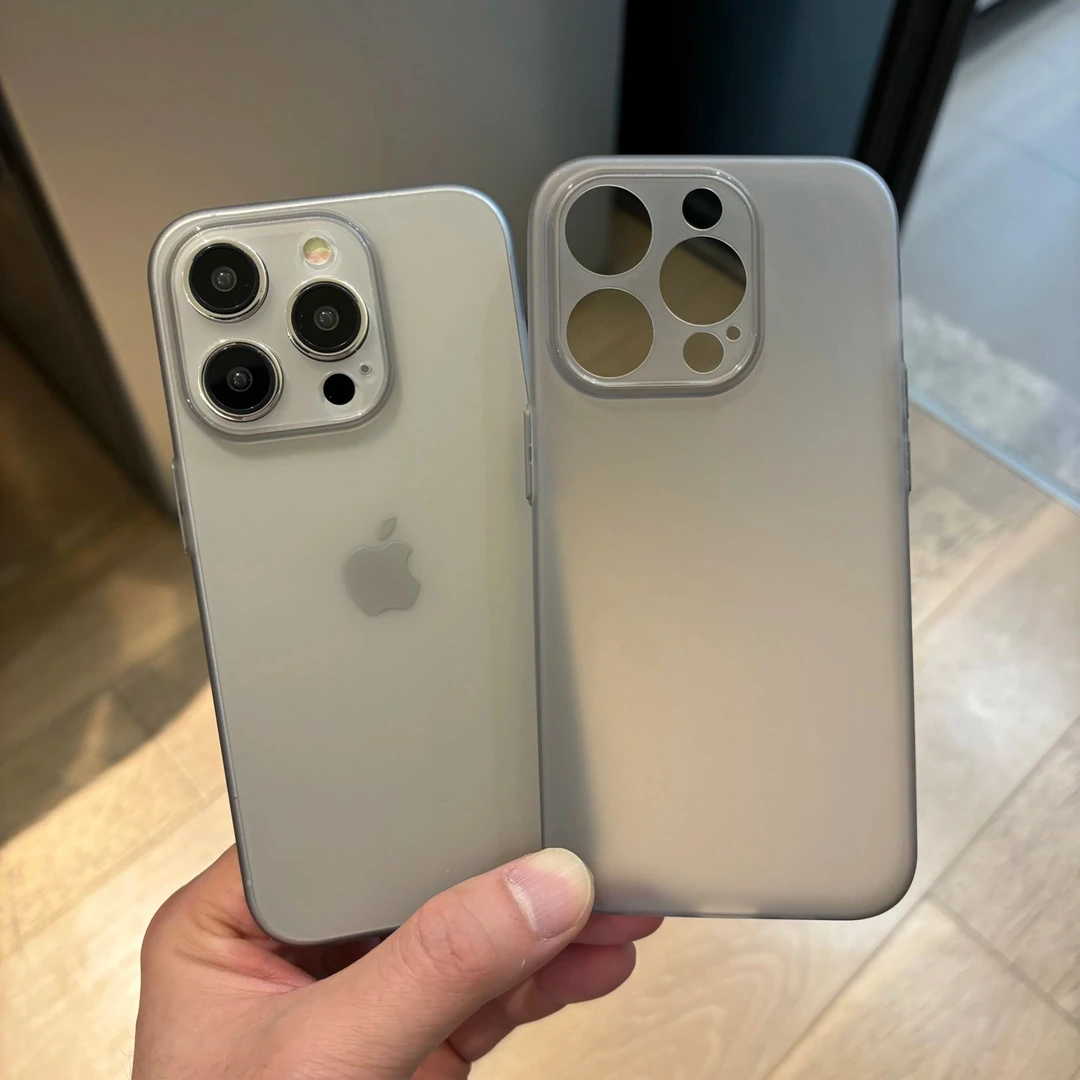 飞虎胜直边磨砂轻薄适用于苹果新款16promax/15透明17软13保护套