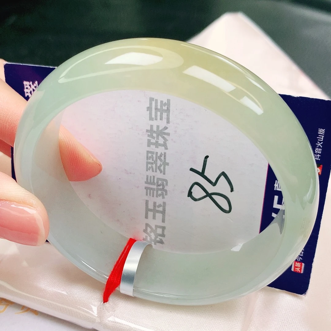 翡翠未镶嵌手镯缅甸天然a货翡翠手镯