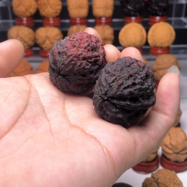 文玩核桃吊坠豆****?1野生铁核桃