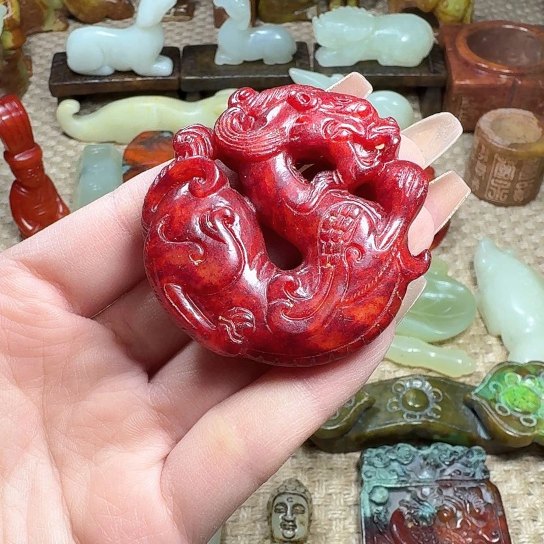 白玉菩提吊坠挂件