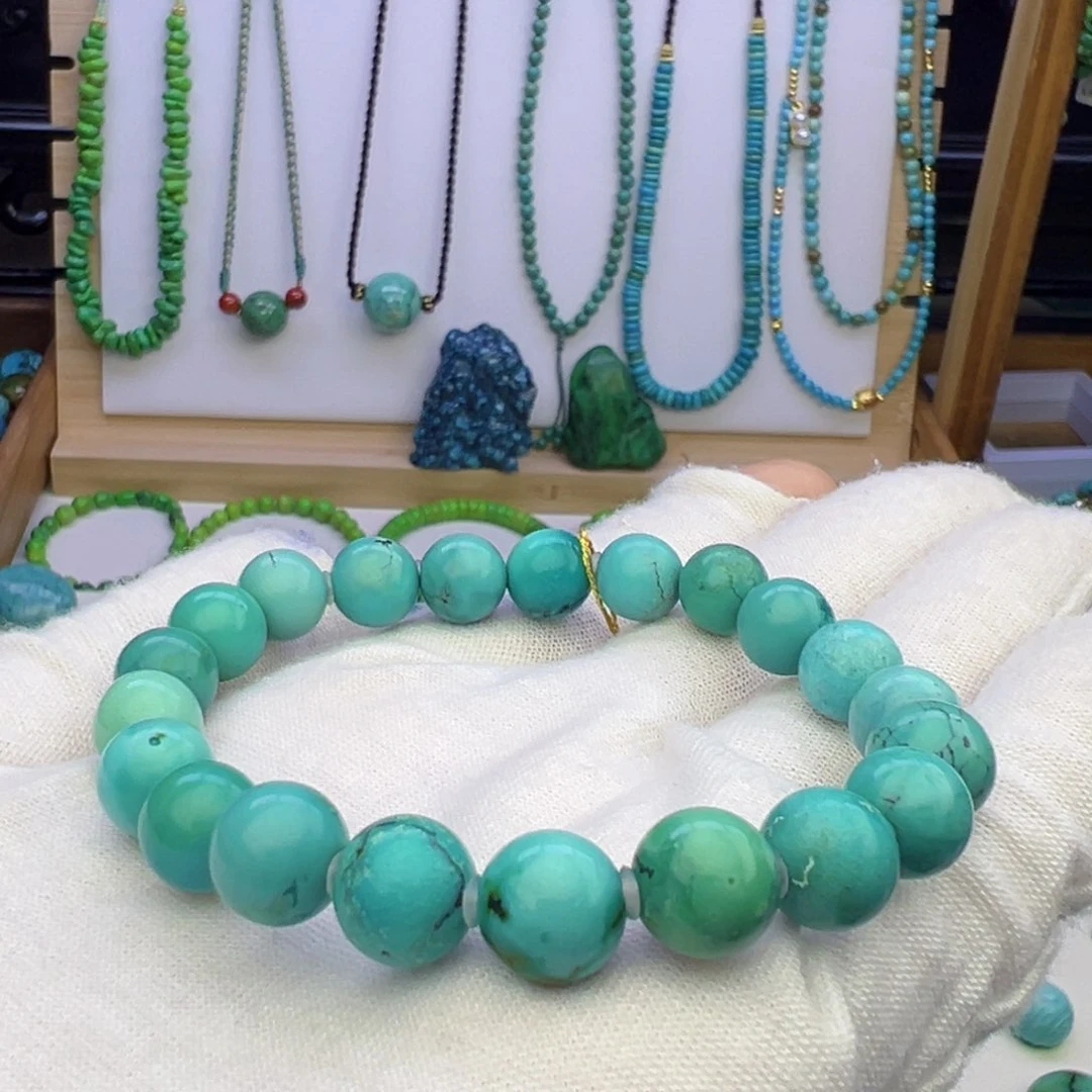 绿松石圆珠手串H