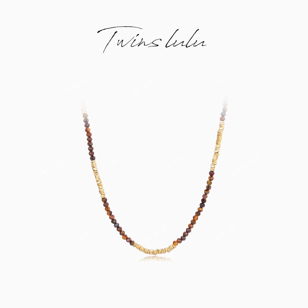 TWINS LULU 925银 高级氛围感简约风碎银子项链TSJ10029