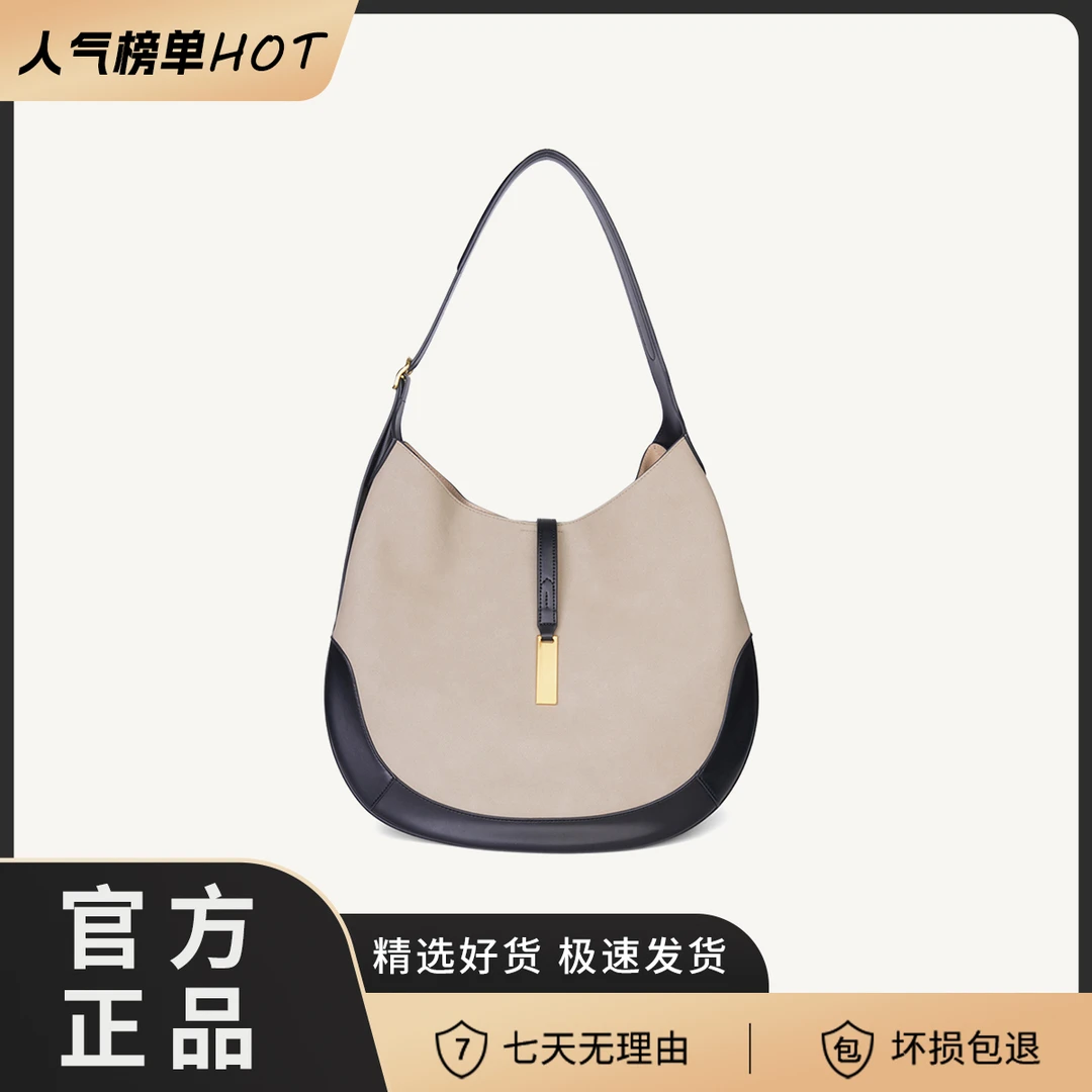 春夏季新款潮流简约百搭时尚轻奢手提单肩燕麦灰女士包包