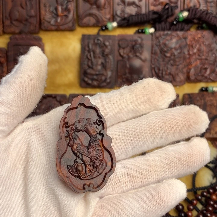 黄花梨/降香黄檀吊坠明***日黄花梨黄花梨