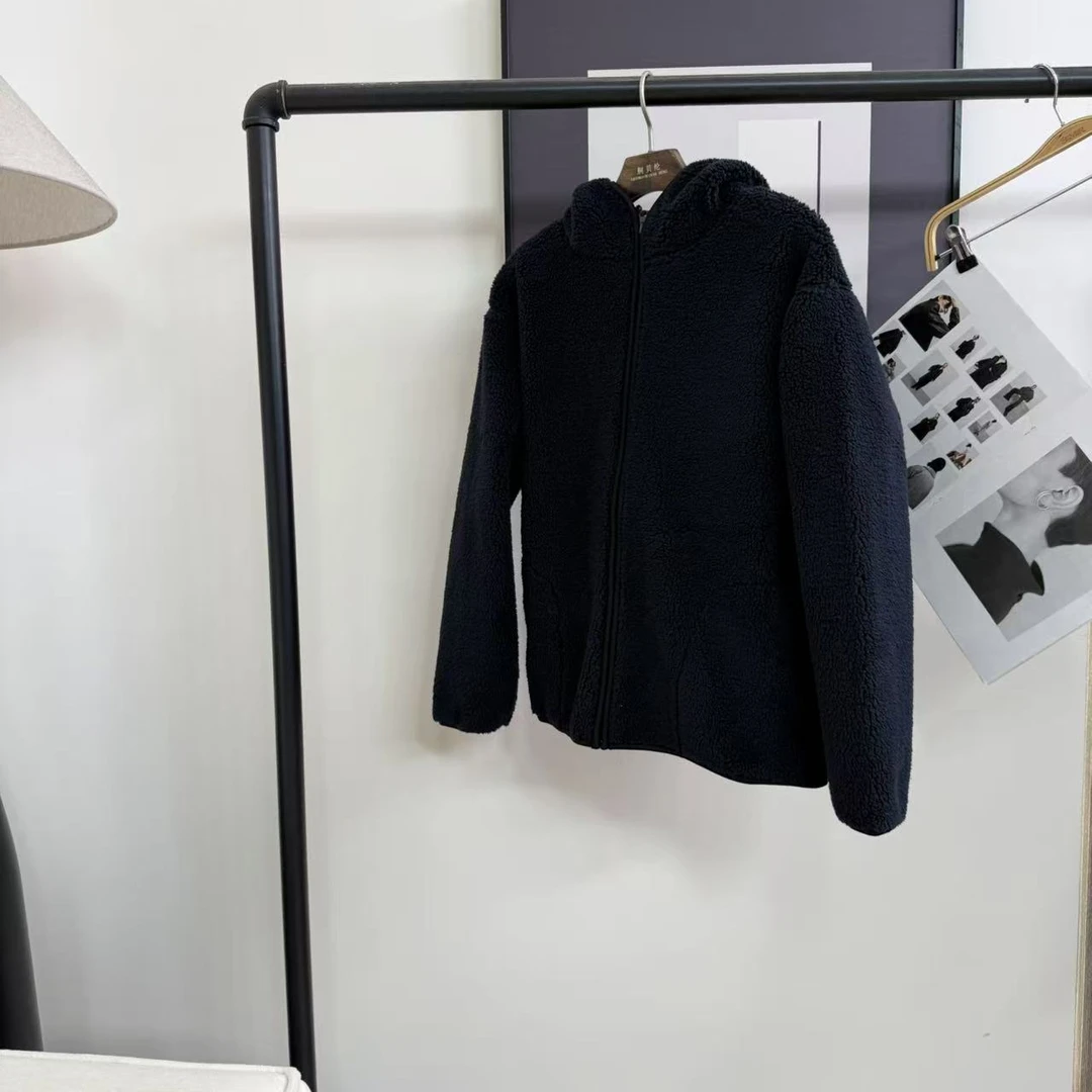 2025韩版连帽抓绒外套Y698