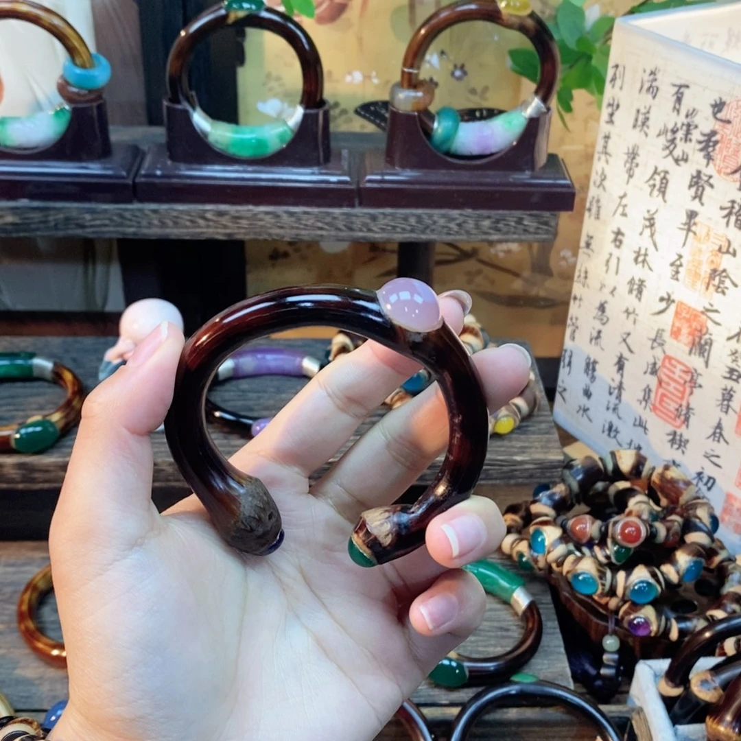 非金属无黑藤镯开口