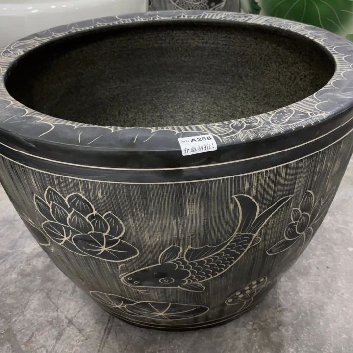 陶瓷鱼缸微瑕尺寸63-43