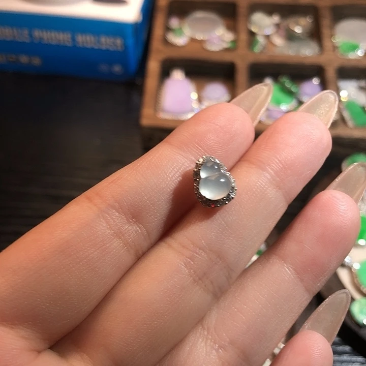 翡翠未镶嵌项链翡翠