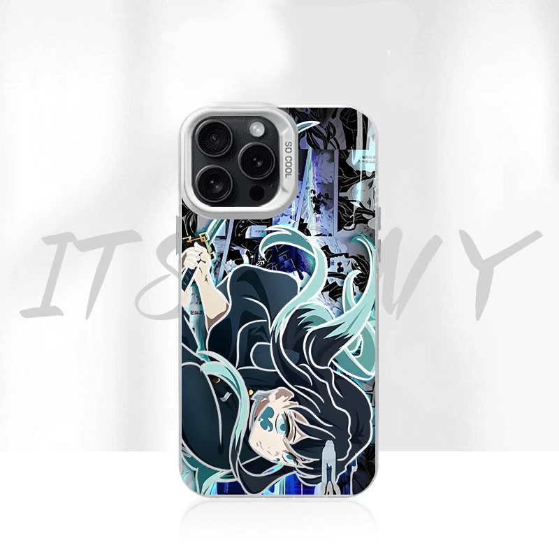 时透无一郎手机壳防指纹爆款二次元动漫苹果华为小米ins风