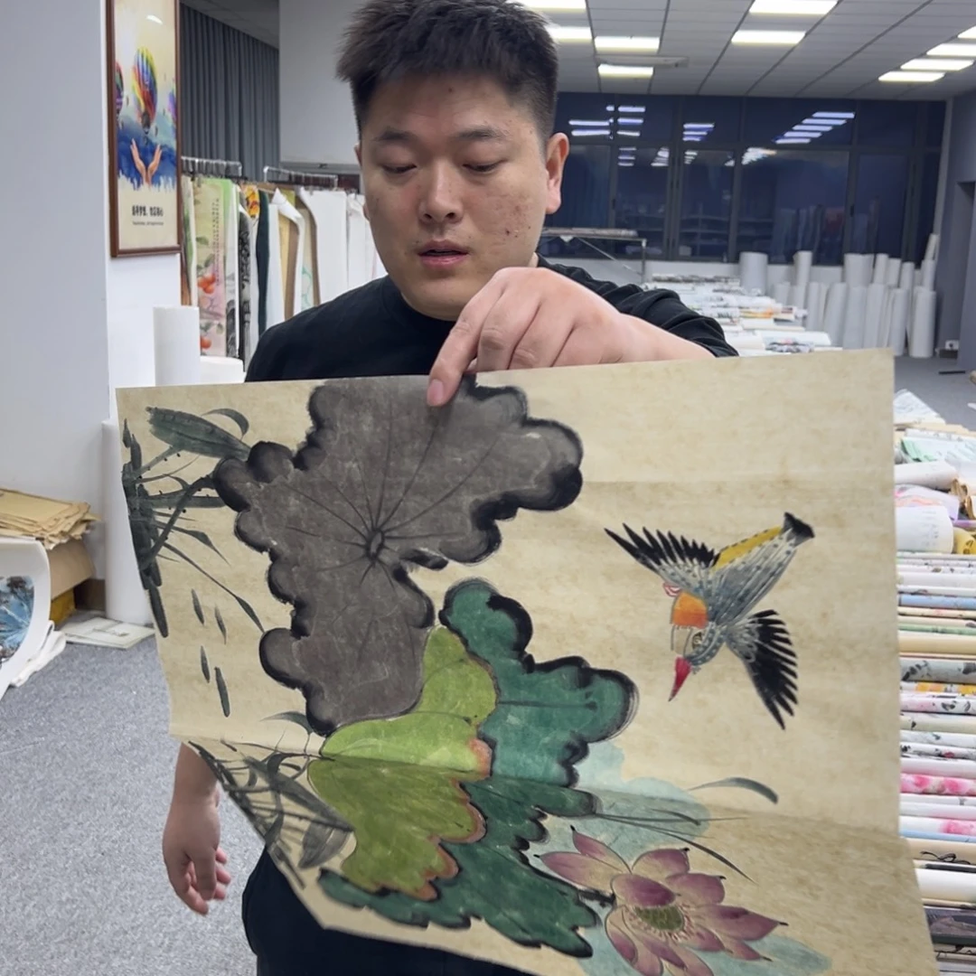 国画卖字画的小老板