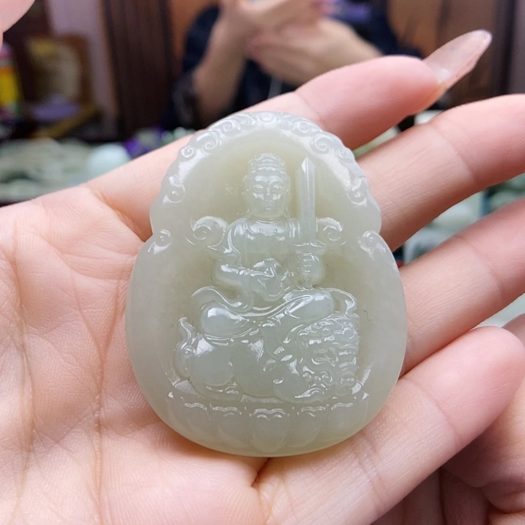 秋***~和田玉未镶嵌颈饰