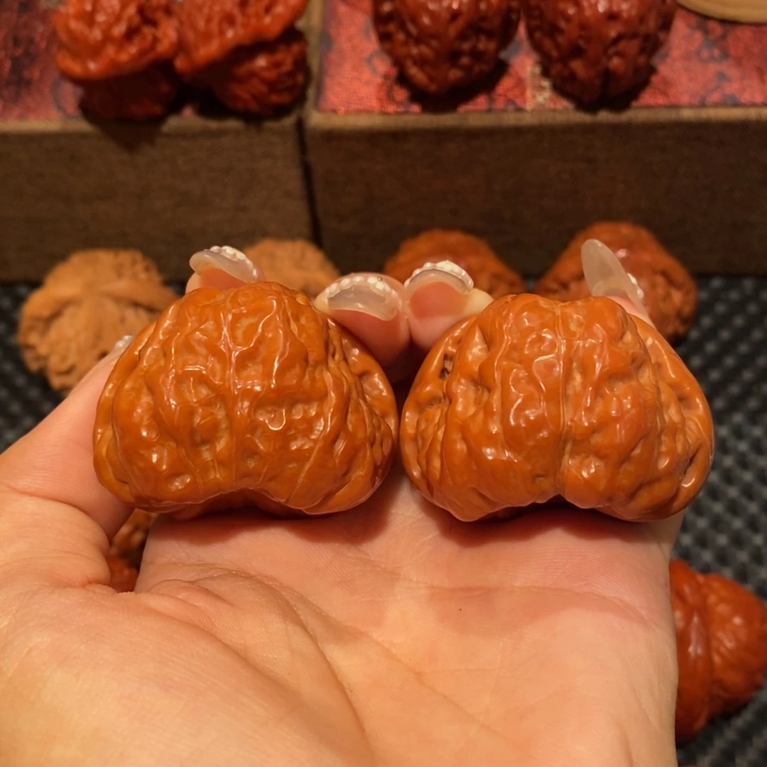 蜡***新吊坠文玩核桃41蛤蟆头，0479