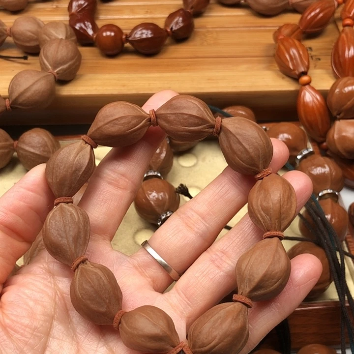 手串橄榄核梅林铁核13 X22四花