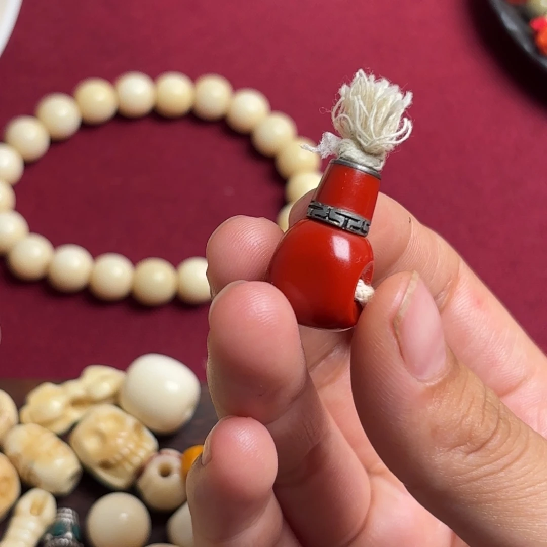 玻璃颈饰藏传小配饰