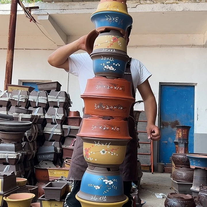 紫砂花盆紫砂花盆