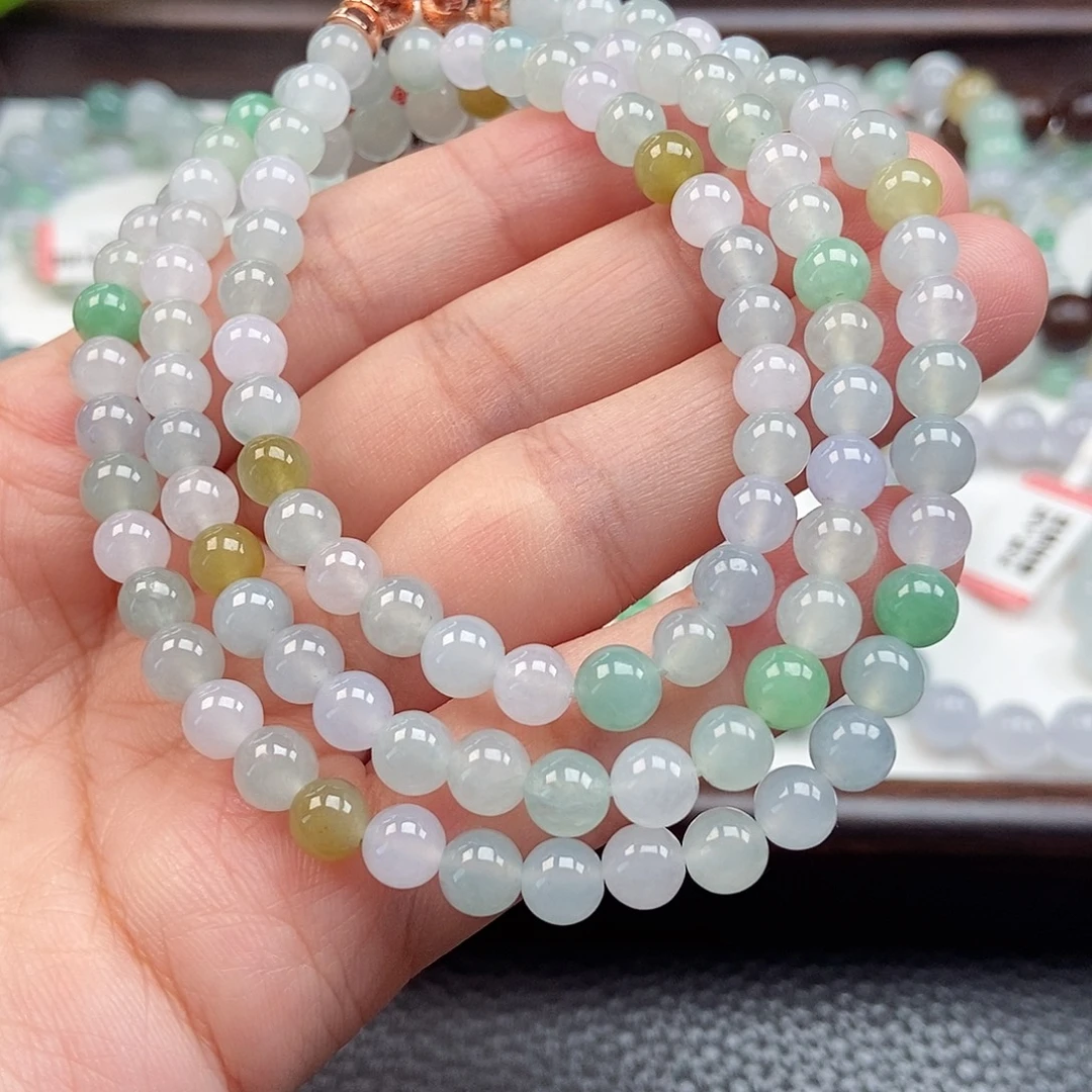 翡翠未镶嵌手链卡6