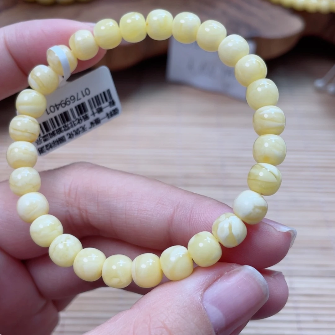 蜜蜡未镶嵌手串蜜蜡34