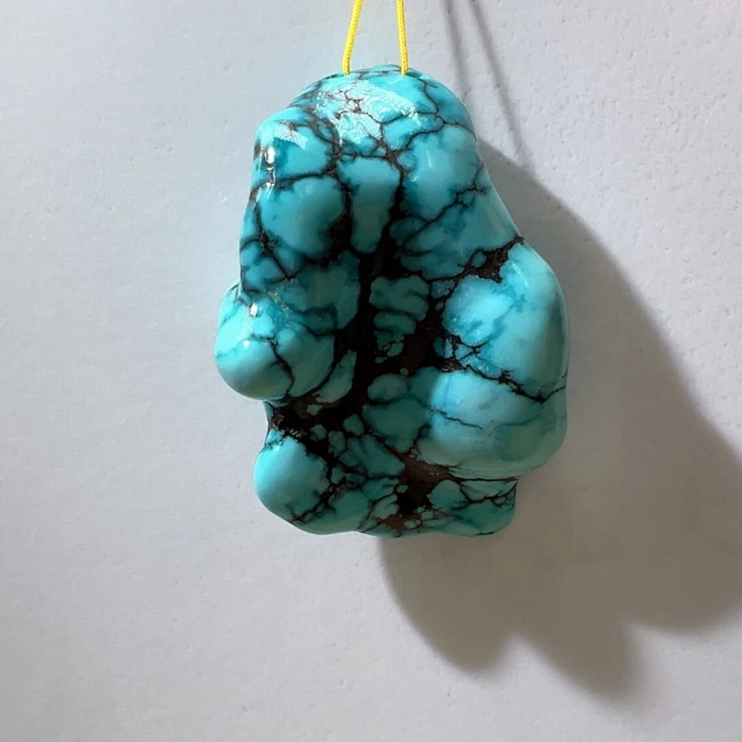 绿松石未镶嵌挂件