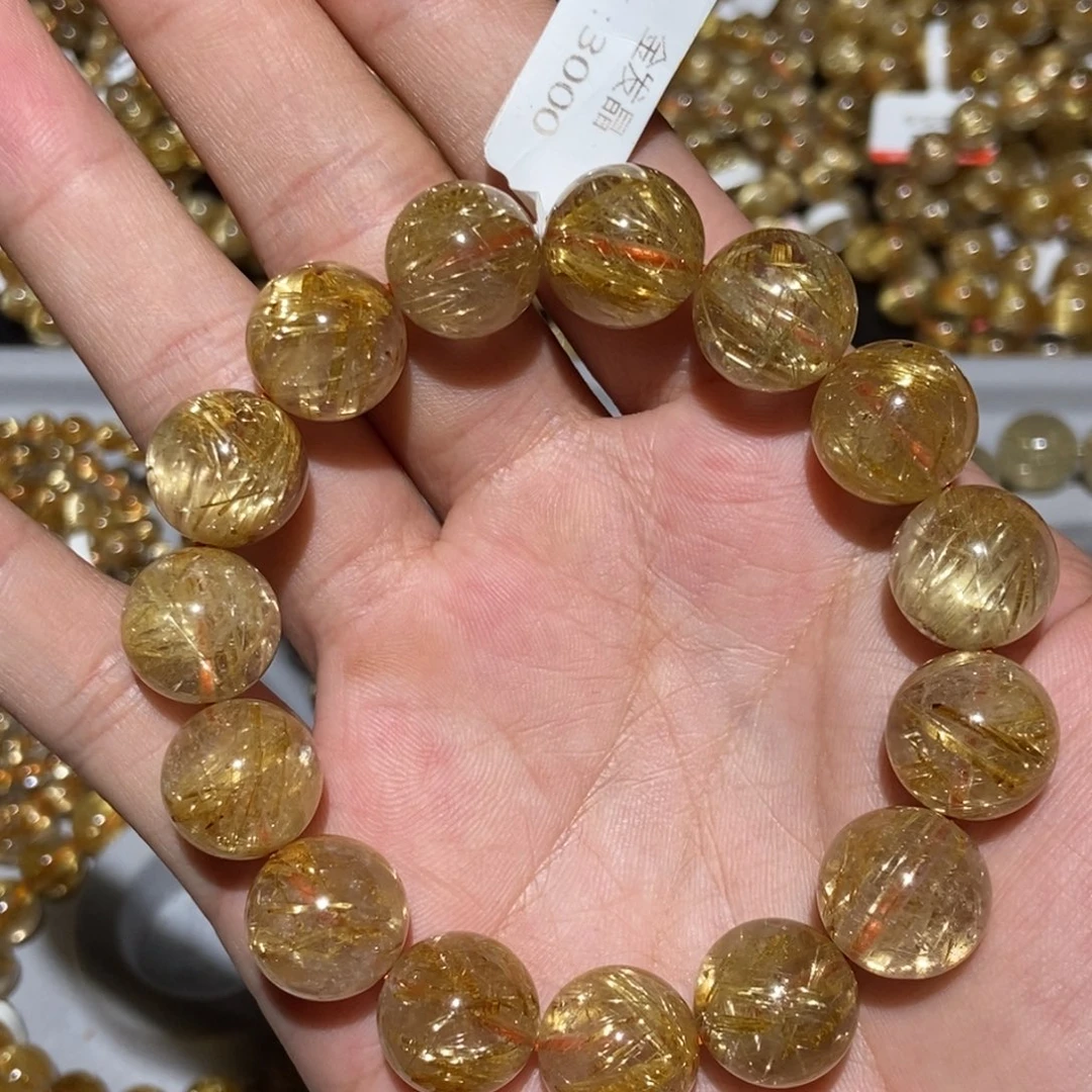 水晶手链未镶嵌钛晶14m