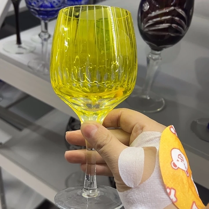 手柄款水晶玻璃微瑕一个