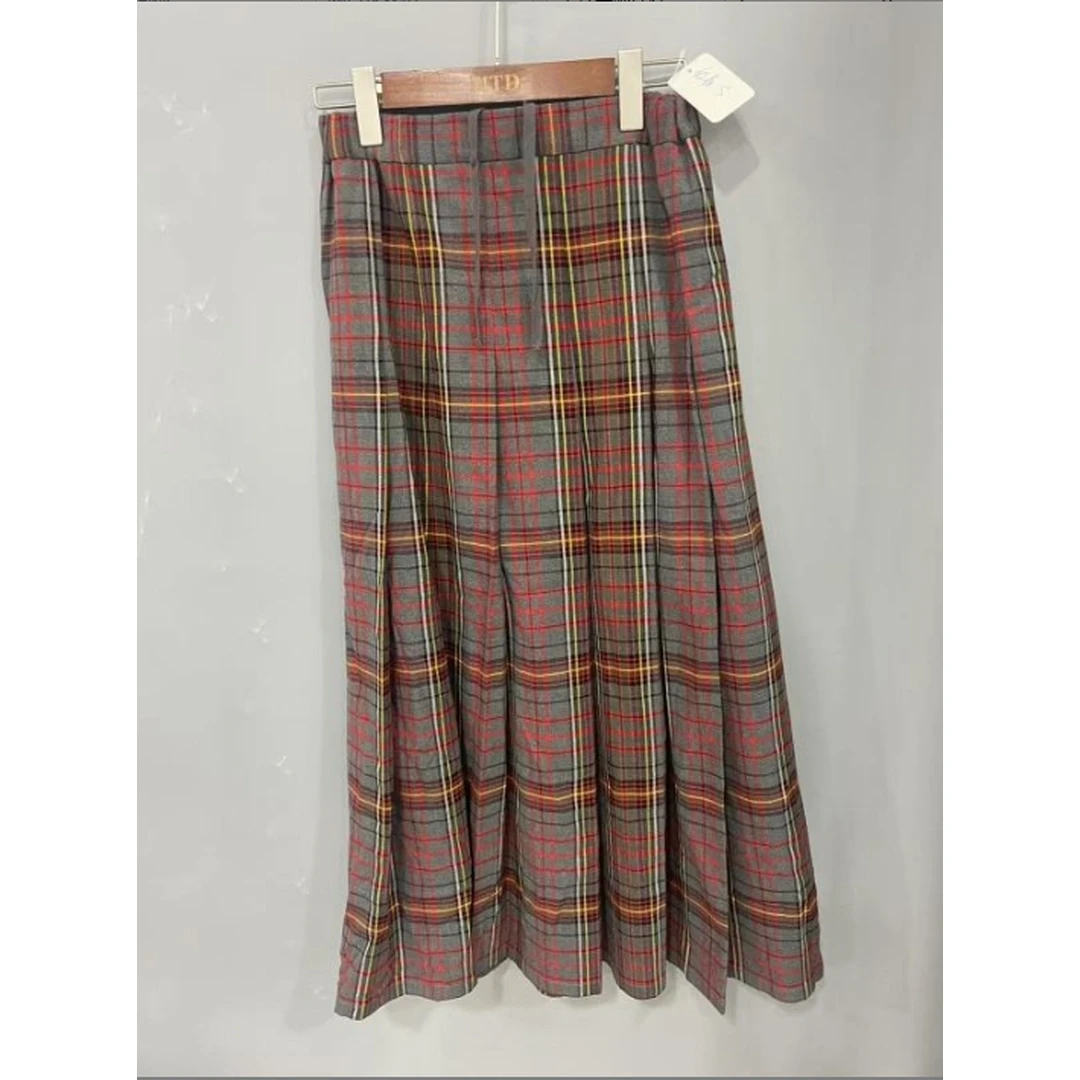 【Montendre】 夏季新款 S 甜美清新休闲风学院时尚格纹休闲部落风