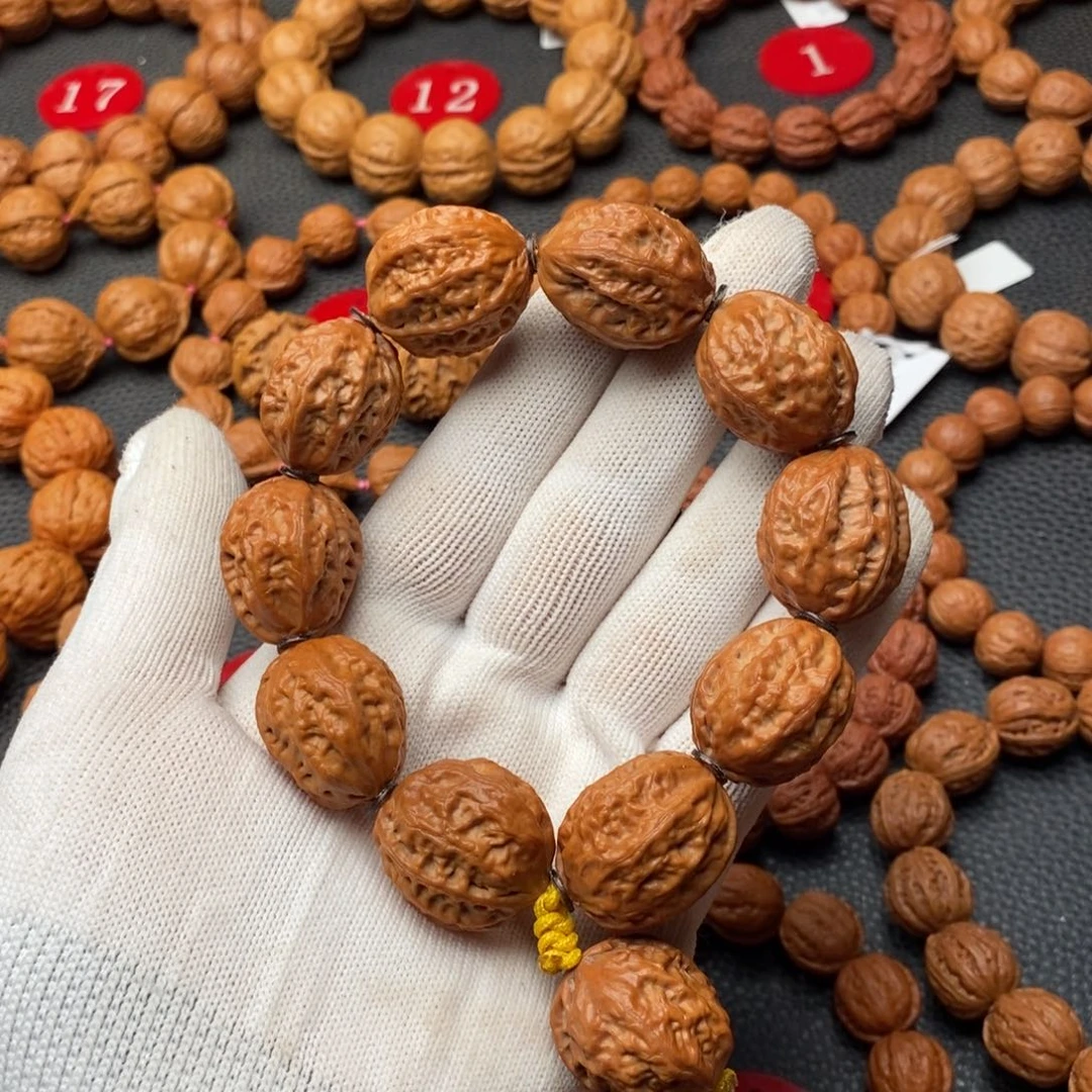 文玩核桃手串小****）核桃
