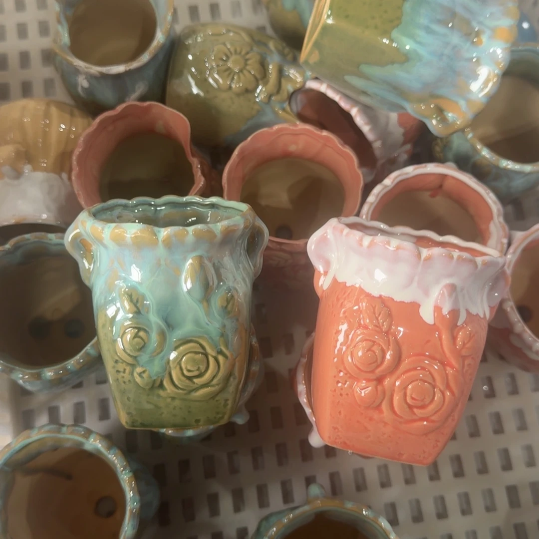 紫砂花盆粗陶粗陶